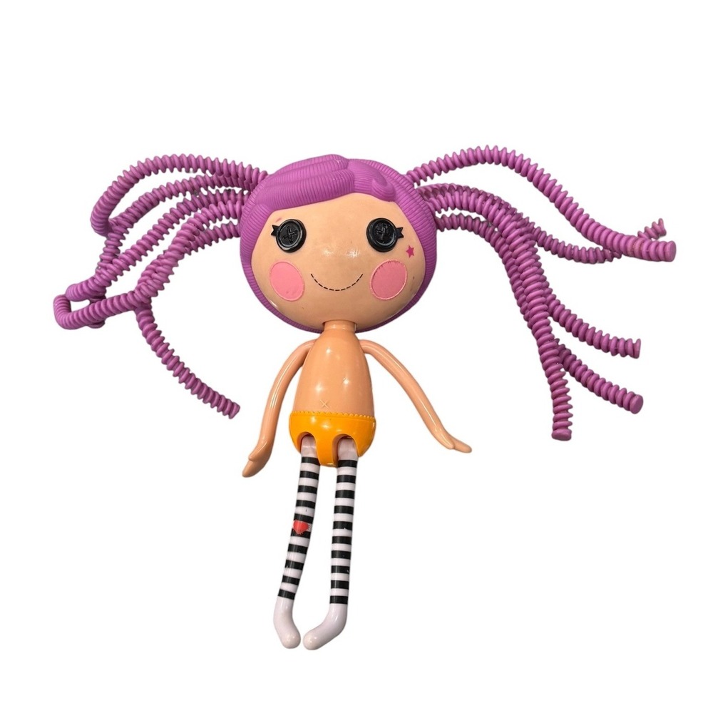Lalaloopsy‎ Spot Splatter Splash Doll MGA 2009 Purple Hair Button Eyes Figure